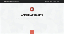 Desktop Screenshot of angularjsbook.com