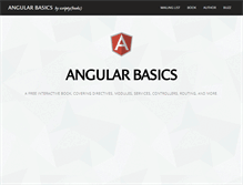 Tablet Screenshot of angularjsbook.com